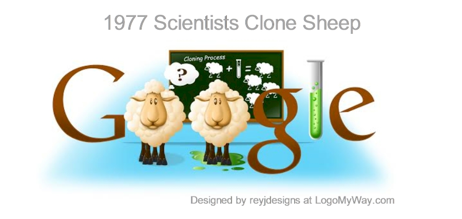 Google Doodle 1977 Clone Sheep Google Logo