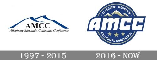 Allegheny Mountain Collegiate Conference Logo history