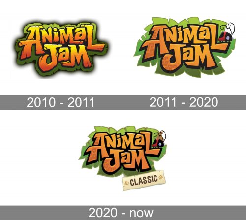 Animal Jam Logo history