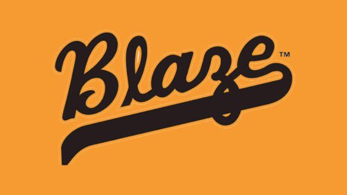 Bakersfield Blaze Logo baseball