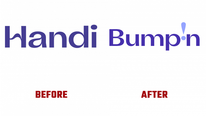 Bump'n and Handi Before and After Logo (history)