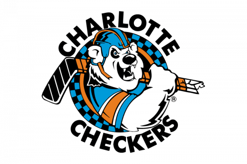 Charlotte Checkers Logo 1993