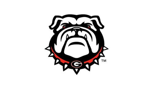 Color Georgia Bulldogs Logo