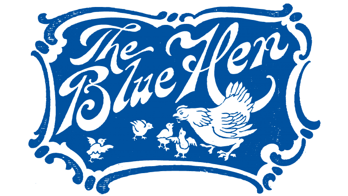 Delaware Blue Hens Logo 1939-1954