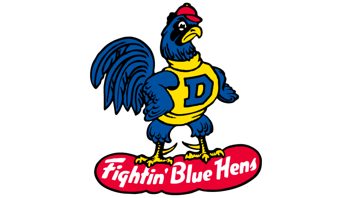 Delaware Blue Hens Logo 1967-1986
