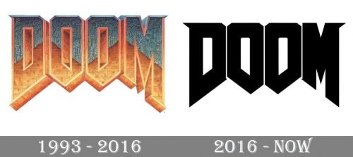 Doom Logo history