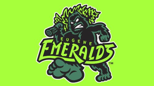Eugene Emeralds Logo baseball
