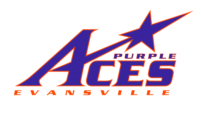 Evansville Purple Aces Logo 2001-2018
