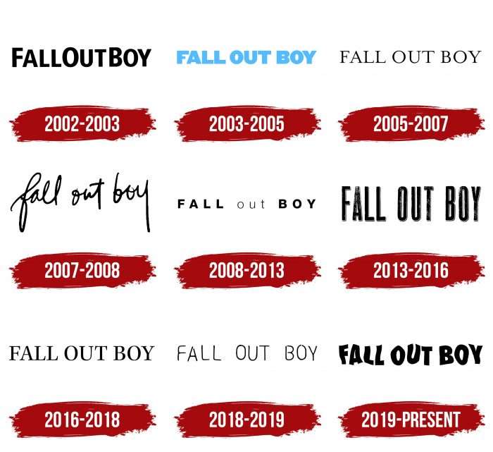 Fall Out Boy Logo History
