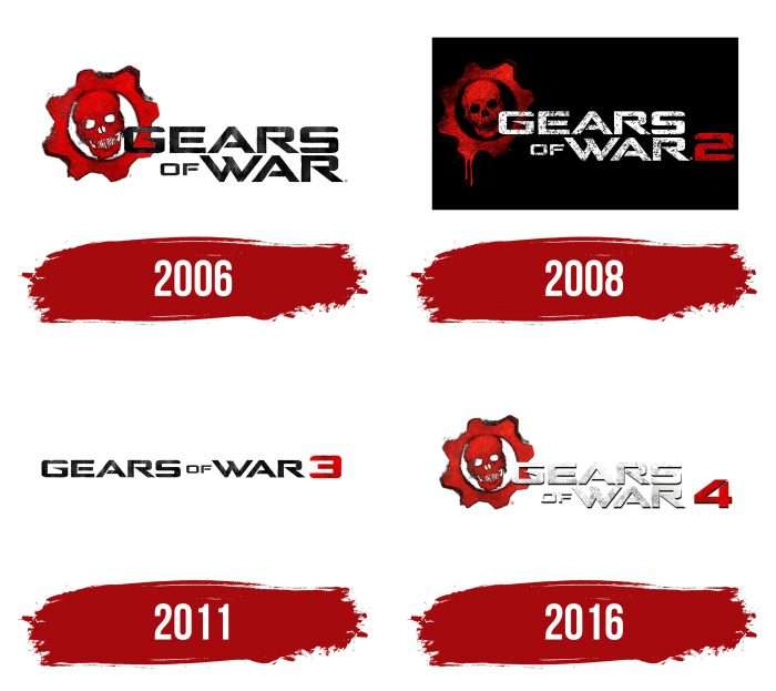 Gears of War Logo History