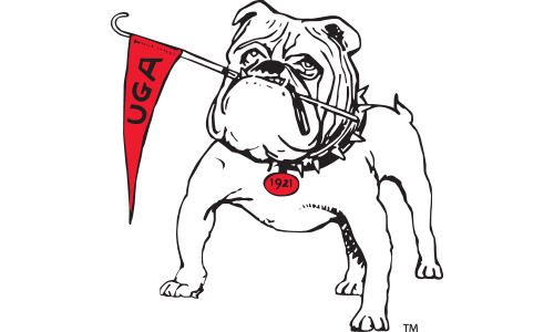 Georgia Bulldogs Logo 1945