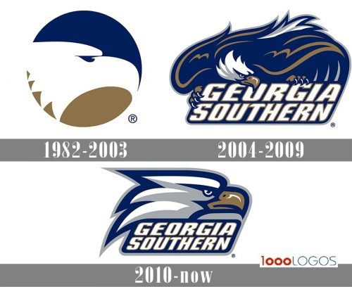 Georgia Southern Eagles logo history