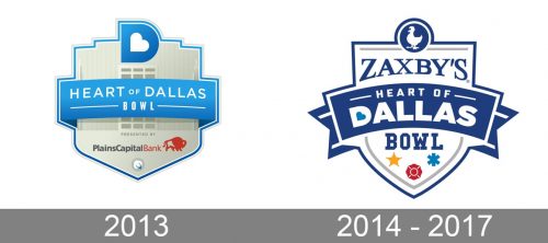 Heart of Dallas Bowl Logo history