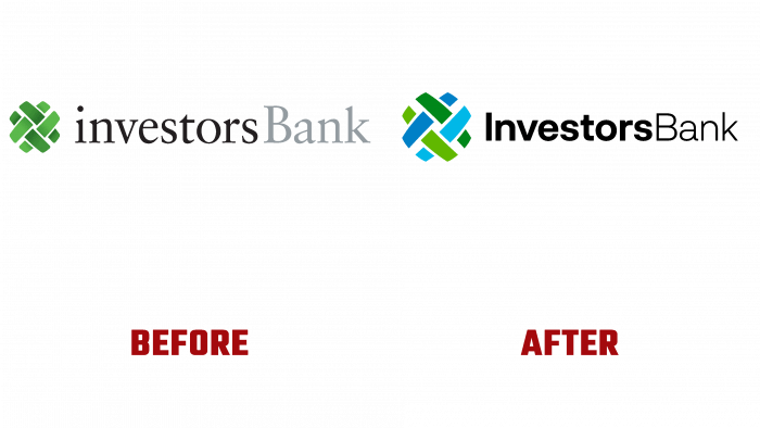 Investors Bank Before and After Logo (history)