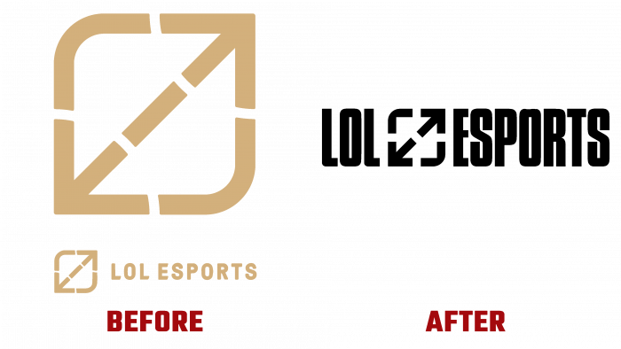 LoL Esports Before and After Logo (history)