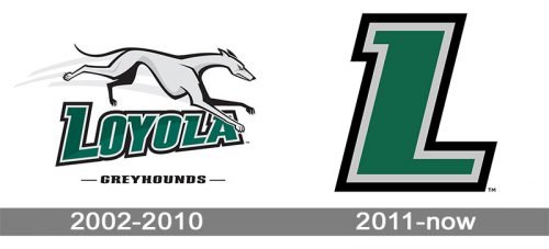 Loyola-Maryland Greyhounds logo history