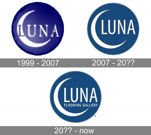 Luna Logo history