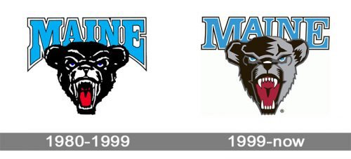 Maine Black Bears logo history
