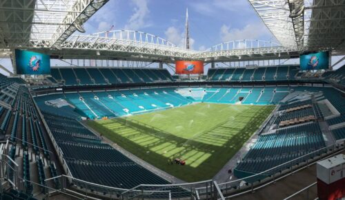 Home field Miami Dolphins