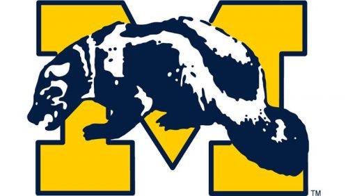 Michigan Wolverines Logo 1964