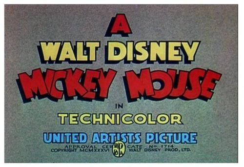 Mickey Mouse Logo 1935