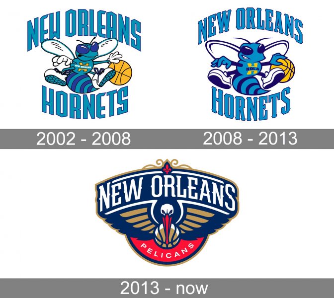 New Orleans Pelicans Logo history