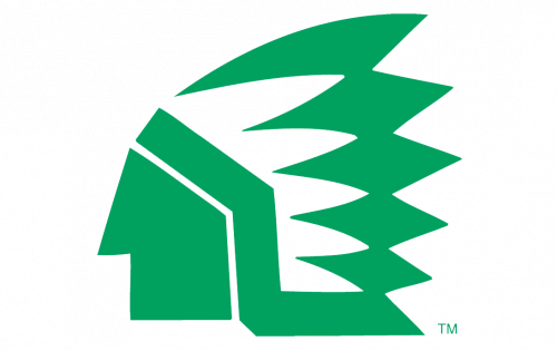 North Dakota Fighting Hawks Logo-1976
