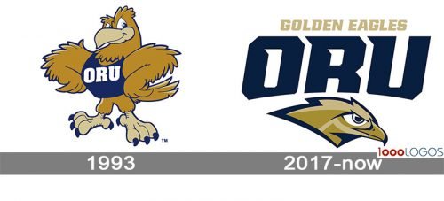 Oral Roberts Golden Eagles Logo history