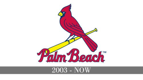 Palm Beach Cardinals Logo history