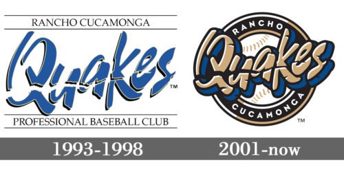 Rancho Cucamonga Quakes Logo history