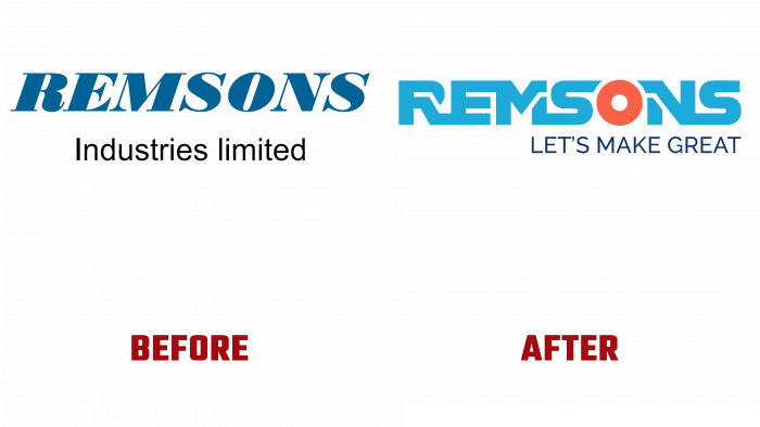 Remsons Before and After Logo (history)