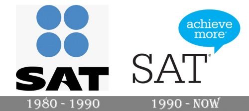 SAT Logo history