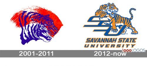 Savannah State Tigers Logo history
