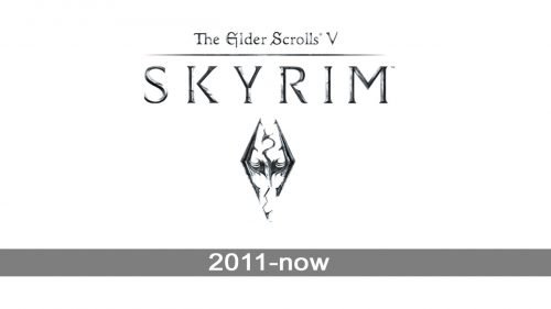 Skyrim logo history
