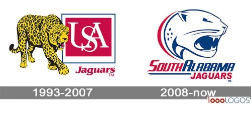 South Alabama Jaguars Logo history