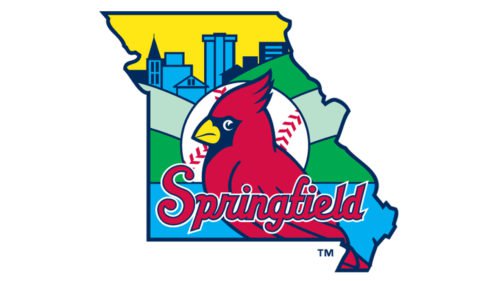Springfield Cardinals Logo baseball