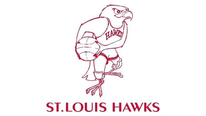 St. Louis Hawks Logo 1957-1968