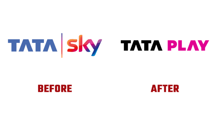 Tata Play Before and After Logo (History)