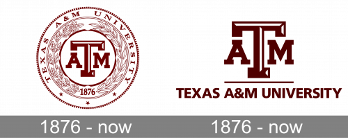 Texas AM University Logo history