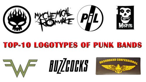 Top-10 Logotypes of Punk Bands