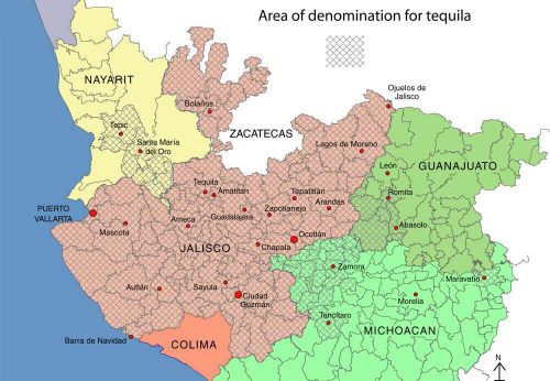 Where is tequila produced?