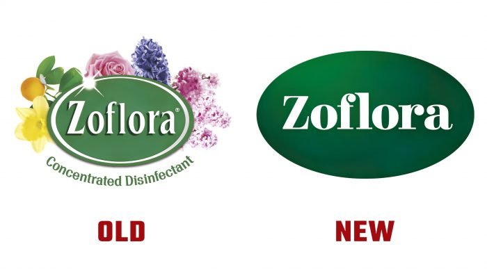 Zoflora New and Old Logo History