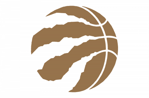 Toronto Raptors logo gold