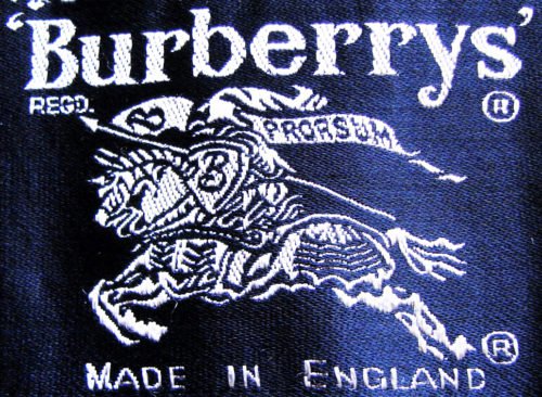 vintage burberry logo